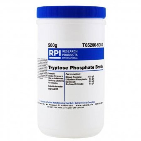 RPI Tryptose Phosphate Broth, 500 G T65200-500.0